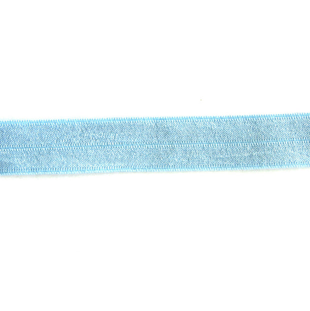 Light Blue Fold Over Elastic Trim