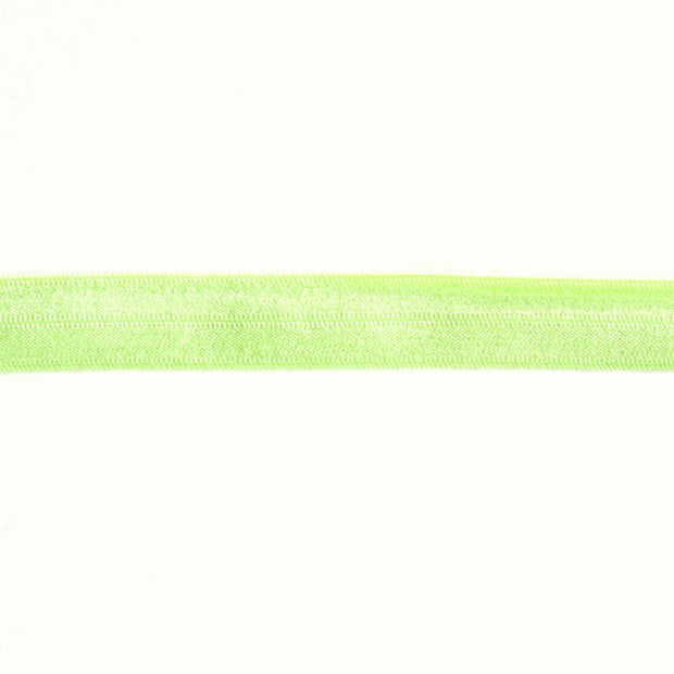 Light Lime Green Fold Over Elastic Trim
