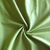 Light Olive Cotton Heavy Rib Knit Fabric