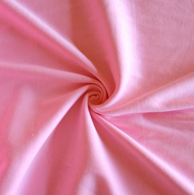 Light Pink Cotton Interlock Fabric