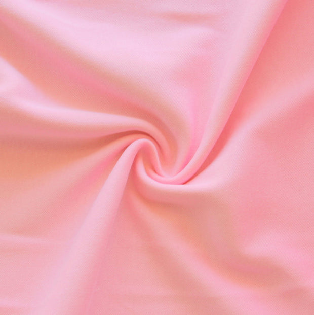 Pink Lemonade Cotton Interlock Fabric