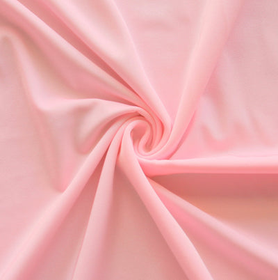Light Pink Solid Nylon Spandex Tricot Specialty Swimsuit Fabric