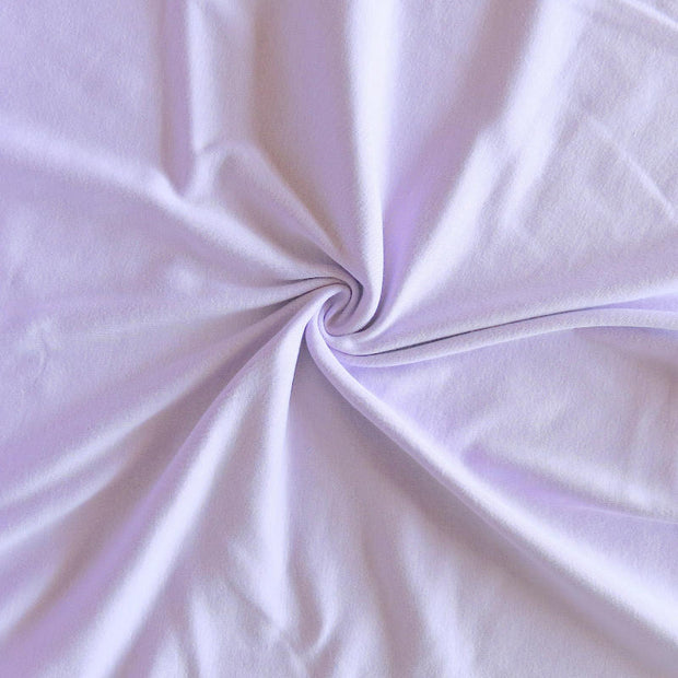 Light Purple Cotton Rib Knit Fabric