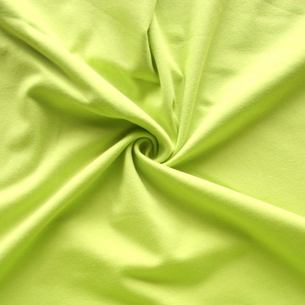 Lime Green Cotton Lycra Jersey Knit Fabric