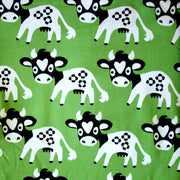 Lovely Cow Organic Cotton Lycra Knit Fabric by Mussukat