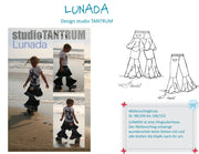 Lunada Flare Trousers and Skirty Pant Sewing Pattern by StudioTANTRUM