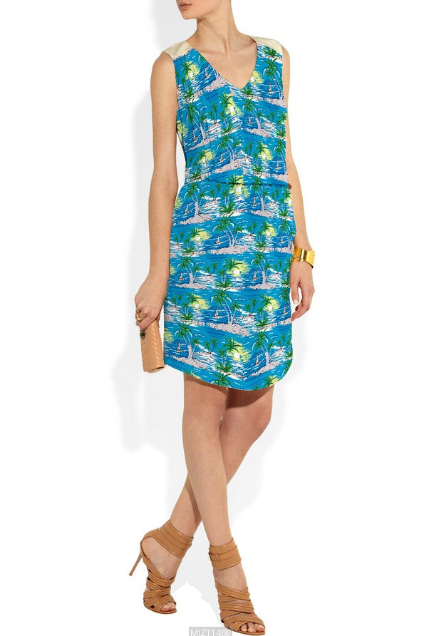 Hawaiian Sunrise Flow Stretch Boardshort Fabric