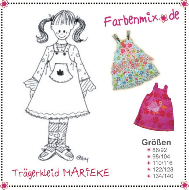 Marieke Jumper Dress Sewing Pattern by Farbenmix