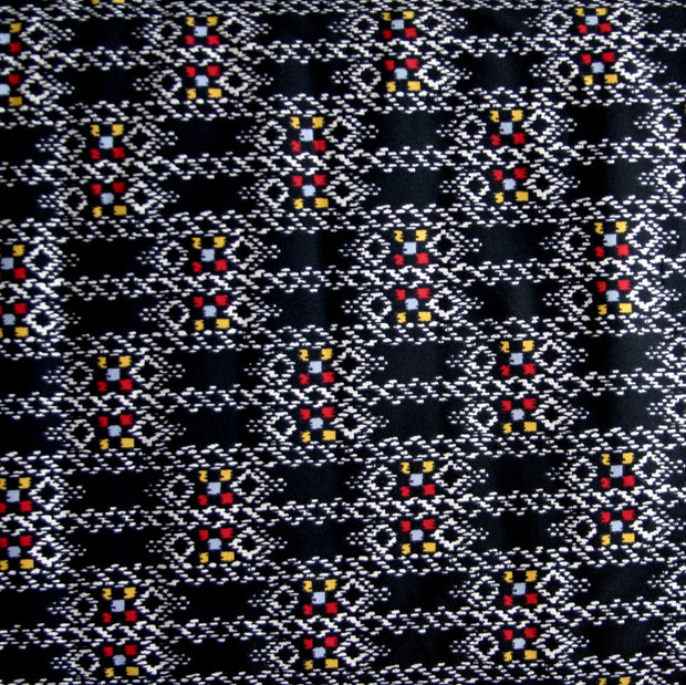 Matrix Squares Nylon Lycra Swimsuit Fabric
