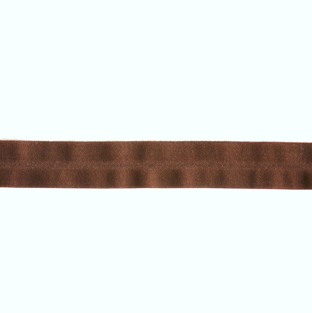 Dried Vanilla Bean Matte Fold Over Elastic Trim