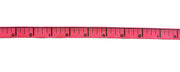 Hot Pink Measuring Tape Woven Ribbon Trim