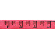 Hot Pink Measuring Tape Woven Ribbon Trim