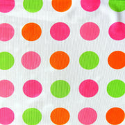 Jumbo Sorbet Polka Dots Mesh Fabric