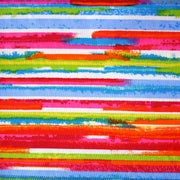 Rainbow Stripe Mesh Fabric
