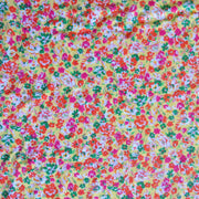 Mini Floral on Yellow Nylon Spandex Swimsuit Fabric