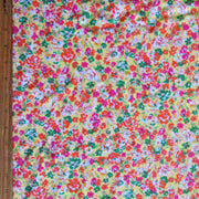 Mini Floral on Yellow Nylon Spandex Swimsuit Fabric