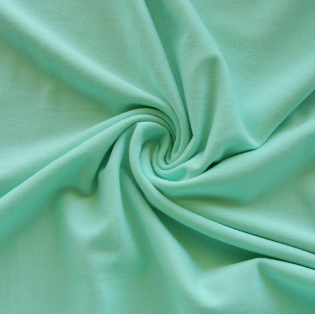 Mint Bamboo Lycra Jersey Knit Fabric