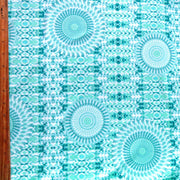 Mint Medallion Nylon Spandex Swimsuit Fabric