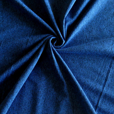 Moonlight Blue Marl Poly Spandex Jersey Knit Fabric