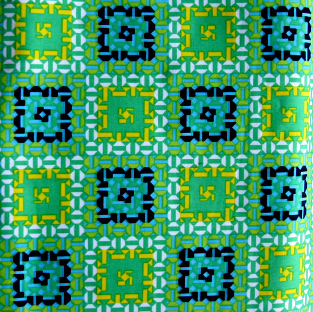 Mosiac Nylon Lycra Swimsuit Fabric