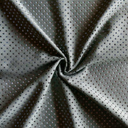 Moss Laser Dots Recycled Poly Spandex Athletic Knit Fabric