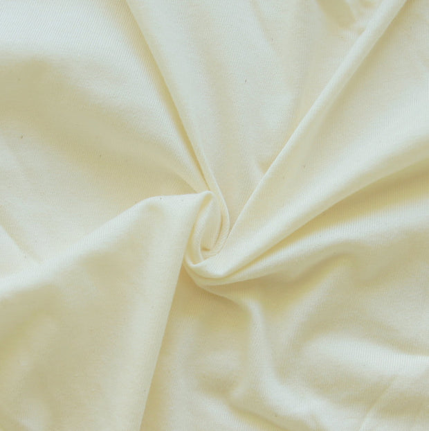 Natural Cotton Jersey Knit Fabric