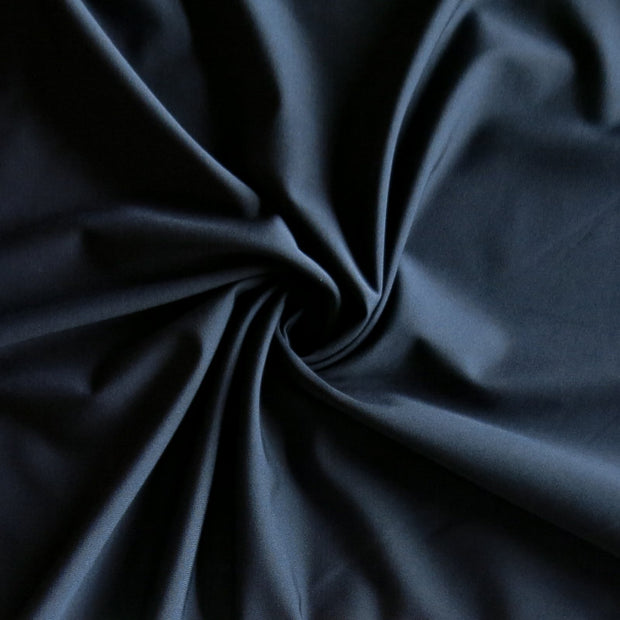 Carbon Classic Navy Primo Poly Lycra Tricot Fabric