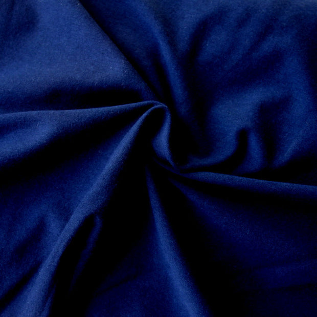 Classic Navy Cotton Lycra Jersey Knit Fabric