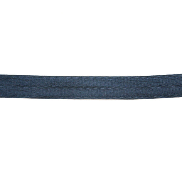 Navy Fold-Over Elastic Trim