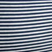 Navy/Heathered Grey Narrow Stripe Bamboo Lycra Knit Fabric