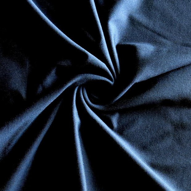 Navy Dry-Flex Classic Poly Lycra Jersey Knit Fabric