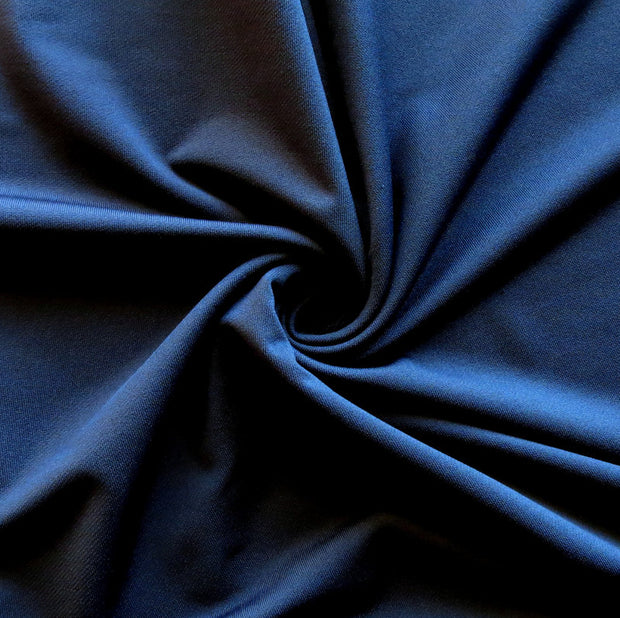 Navy Dri-Fit Stretch Series Lycra French Terry Knit Fabric