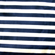 Navy and White Stripe Swimsuit Fabric - Seconds - Not Quite Perfect
