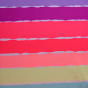Neon Colorful Stripes Nylon Lycra Swimsuit Fabric