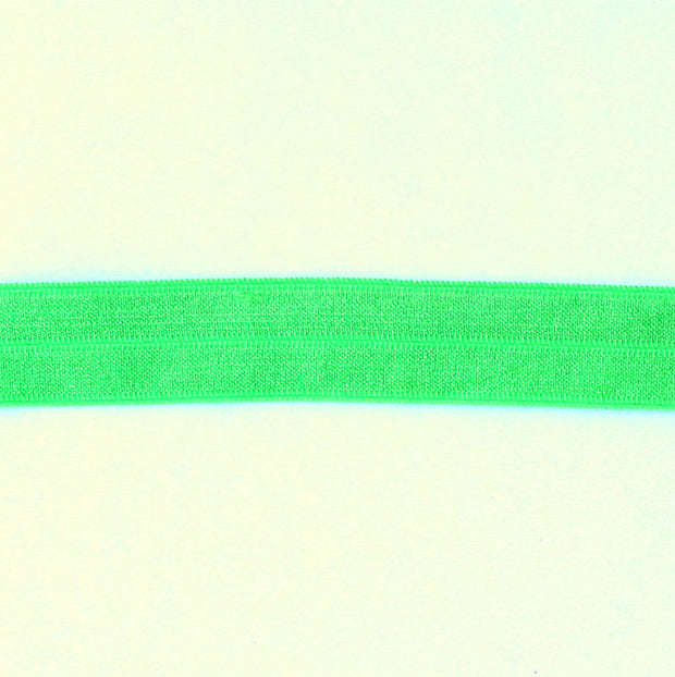 Neon Green Fold-Over Elastic Trim