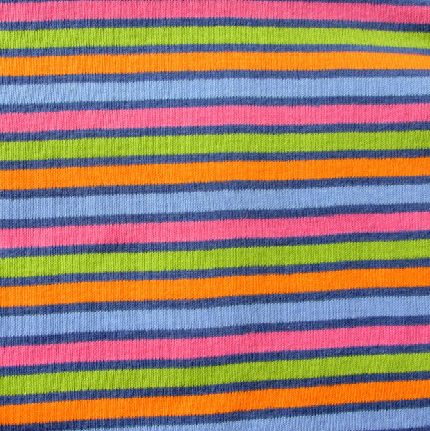 Nightfall Stripe Cotton Knit Fabric