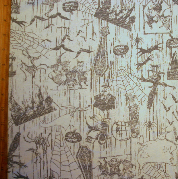Nightmare Cotton Knit Fabric