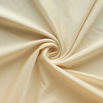 Light Cream Solid Nylon Spandex Tricot Specialty Swimsuit Fabric