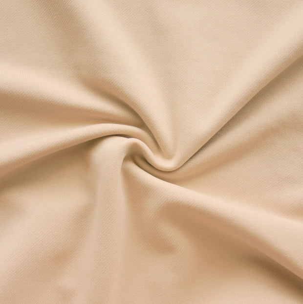 Nude Poly Cotton Lycra Wickaway Fabric