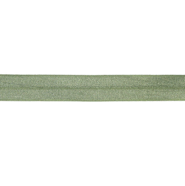 Olive Green Fold-Over Elastic Trim