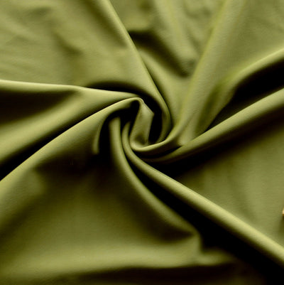Olive Green Nylon Spandex Swimsuit Fabric