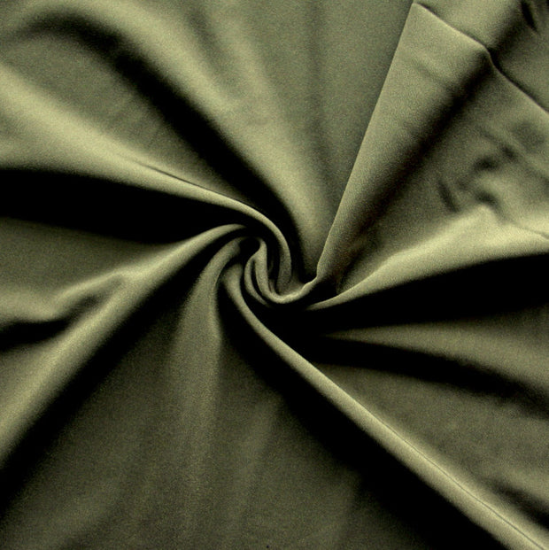 Olive Solid Nylon Spandex Tricot Specialty Swimsuit Fabric