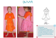 Olivia Pinafore Dress Sewing Pattern by Farbenmix