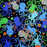 Ollie Octopus Microfiber Boardshort Fabric