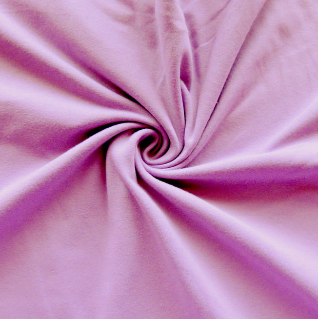 Orchid 10 oz. Cotton Lycra Jersey Knit Fabric