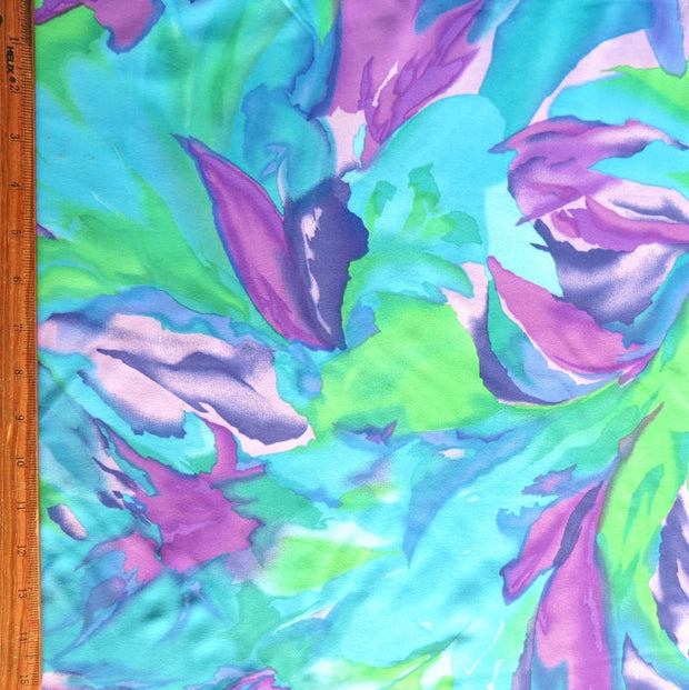 Painterly Nylon Spandex Swimsuit Fabric