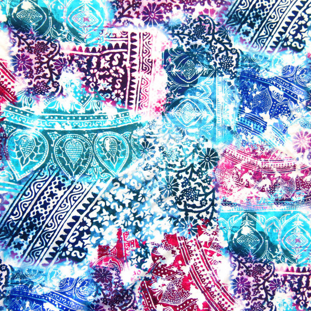 Paisley Abstract Nylon Spandex Swimsuit Fabric