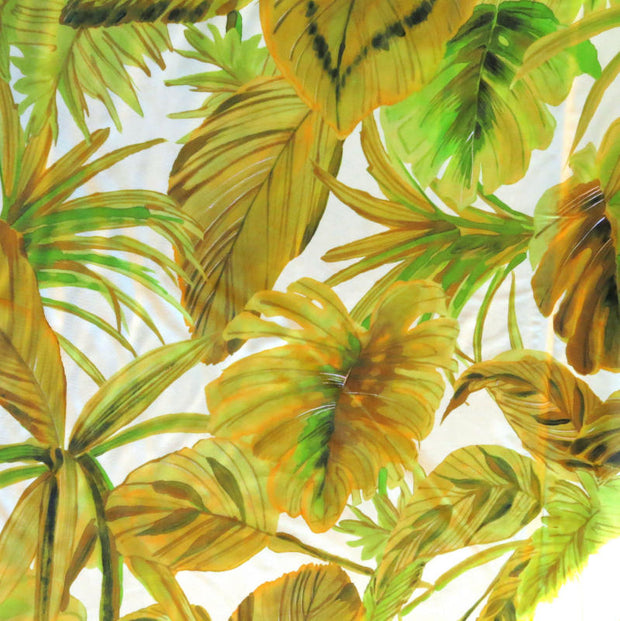 Palm Paradise Nylon Spandex Swimsuit Fabric