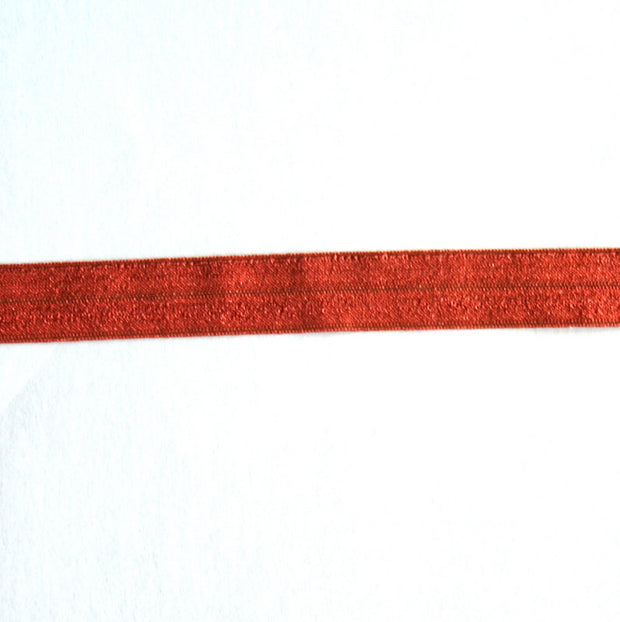 Paprika Fold Over Elastic Trim