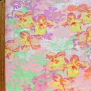Pastel Spring Floral Nylon Lycra Swimsuit Fabric